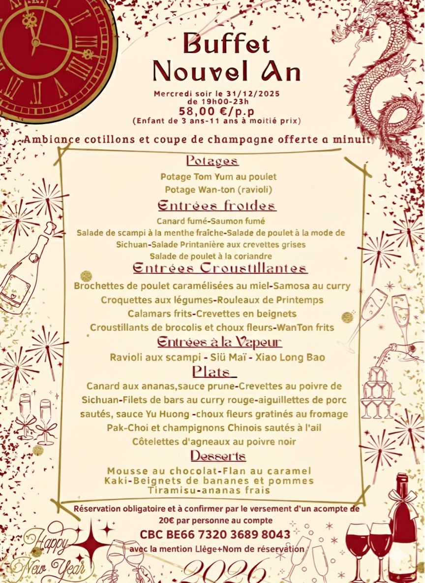 Nouvel An 2026 Liege